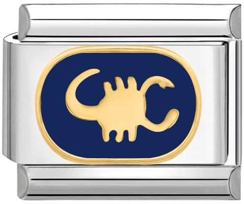 Quiges Fashion Jewels Italian Charms 9mm Scorpion