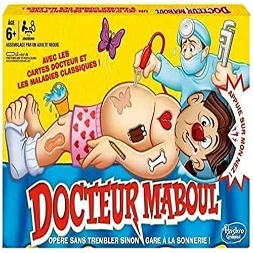 Habro Gaming Docteur Maboul, Jeu de Société Électronique Cartes et Bobos Rigolos, Activité pour Enfants dès 6 Ans, Amusants pour Filles et Garçons