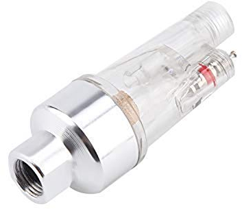 Metall Mini Air Airbrush-Filter Ölabscheider Wasserabscheider Spritzpistole Luftfilterschlauch Airbrush In-Line Mini Air Filter Farbanschlüsse Airbrush Luftfilter Feuchtigkeit Oil Water Separator