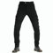 Pantaloni da Moto da Uomo, Jeans da Motociclista Elasticizzati Slim Fit da Uomo, Jeans alla Moda su Tutta La Vita, 4X Imbottitura di Protezione. (Nero,M)
