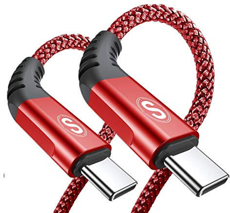sweguard USB C Kabel 3.1A [2Stück 1m] Schnellladung,USB C Nylon Ladekabel Samsung Schnellladekabel für i Phone 17 16 15 Pro Max,Ladekabel Samsung S22 S21 S20 S10 S26 S25 S24 S23,Note 20,A71 A51,Pixel