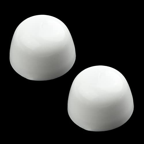 2 Pair of Rubber Nut Cover Bolt Covers Screw Plastic Stinkpot Bolt Cover Toilet Anchor Screw Cap for Home
