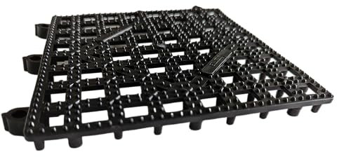 Interlocking Countertop Food Safe Rubber Kitchen Drying Bar Mat 6 x 6 inch 12 Pack