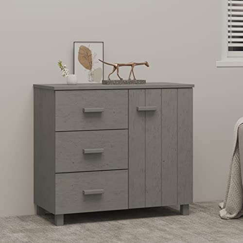 Tidyard Skänk, skåp, skåp, modern, av furu, med lådor och dörrar, 90 x 40 x 80 cm, modernt skåp med lådor, vardagsrumsskåp, vardagsrumsskåp, vardagsrumsskåp