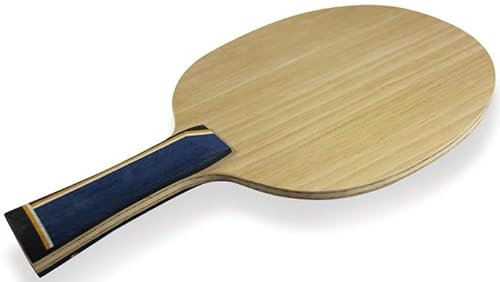 JITEM Hoja de Tenis de Mesa, Madera de 5 Capas y Hoja de Palo de Ping Pong de Carbono de 2 Capas para raequet de Tenis de Mesa ensamblado con Bricolaje(Color:A)