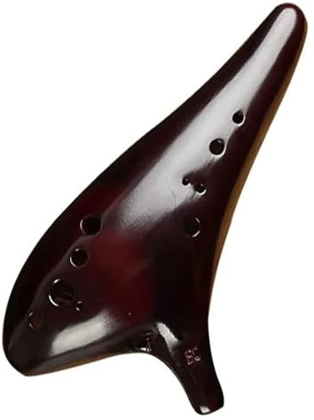Okarinas 12-Loch-Okarina, geräucherter Bass, C-Ton, Okarina for Anfänger und Erwachsene, Unterricht im Umgang mit der Okarina for Spielen von Musikinstrumenten Geschenk