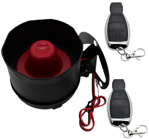 Sistema di allarme antifurto per auto, 12 V, sistema di allarme antifurto, 2 telecomandi, sensibilità regolabile, sistema di allarme sonoro forte e chiaro per la sicurezza dell'auto