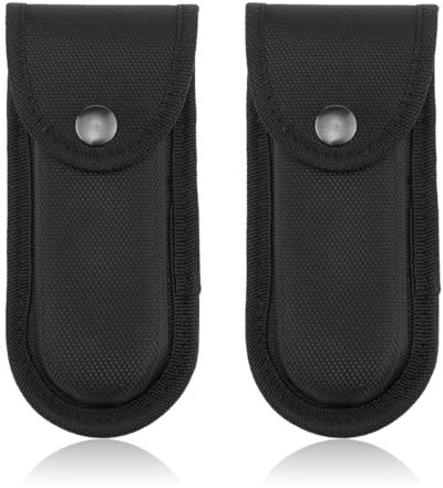 WeddHuis Lot de 2 étuis pour couteaux de poche, étuis pour couteaux en tissu Oxford, housses pour couteaux pliants