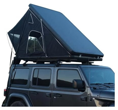 Harte Aluminiumbasis und Shell Autodachzelt 4 Personen Open Sky Side Open SUV Dachzelt für Outdoor-Camping