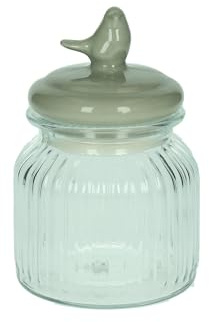 Tognana - T65BA040065 - TWEET barattolo piccolo grigio 11x15 cm