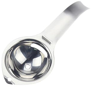 Cabilock Edelstahl Eiweiß Eigelb Trenner Eier Separator Aus Edelstahl Hygienisch Spülmaschinenfest Mit Glatter Oberfläche Für Kochen Und Backen Küchenhelfer Für Präzise Trennung Von Eiweiß