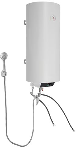 Chauffe-eau électrique, 50 l, montage mural, 2000 W, pour salle de bain, cuisine, hôtel - Haute pression pour un chauffage rapide de l'eau