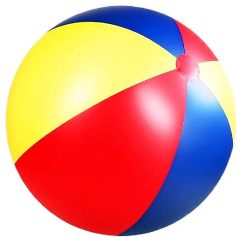 Csafyrt Pallone da Spiaggia Gigante, Palla da Spiaggia Gonfiabile da 47 Pollici in PVC, Palla da Spiaggia Colorata, Ballo da Spiaggia Jumbo Divertente per Piscine Feste in Giardino Giochi d'Acqua