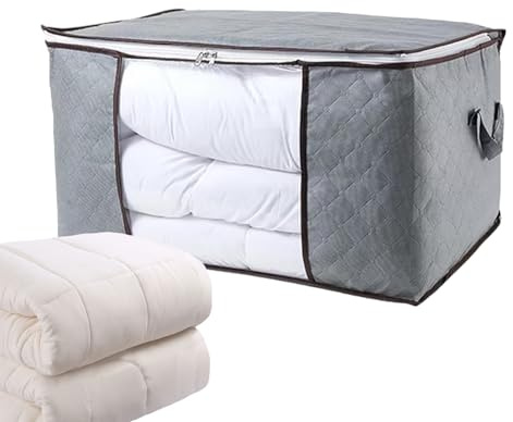 Sac De Rangement - Boîte De Rangement Pliable | Organisation Sous Lit | Organisateur Placard | Sac Organisation Vetement | Boite Stockage Déménagement | Housse Stockage Couette | Bac De Casier