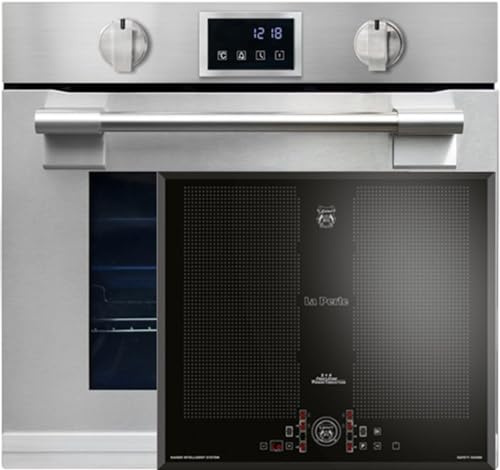 Kaiser EH 6339+KCT 61 FI Backofen-Set Autark Einbaubackofen XXL 86L, mit Pyrolyse & AirFry, Touchdisplay, Drehknebel, 11 Funktionen mit Induktions-Kochfeld 60 cm FREE ZONE mit 2 FLEX Induktions-Zonen