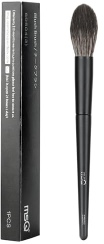 MSQ Blush Makeup Brush,Highlighter and Loose Powder,Cheek Brush For Liquid