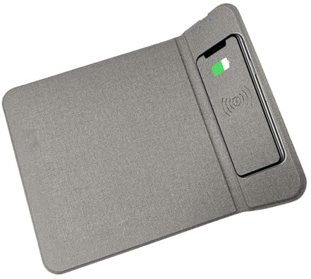 Wireless Charging Pad, Smooth Surfaces Precision, Portable and Convenient, Game and Work Desk Accessory, Fast Charging Station for Phones, Laptops, Keyboards, Travel, 11.81x8.66 inches