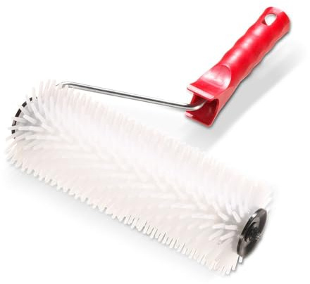 blizz-z Profi Entlüftungswalze - Breite:25cm - Stachellänge: 20mm - 1 Stück | verbessert das Fließverhalten - Entlüftungsroller mit Bügel zum Ausrollen von Lufteinschlüssen - Made in EU
