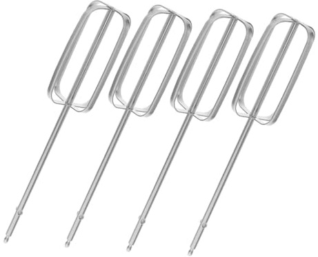 CIYODO Lot De 4 Fouets pour Batteur Électrique Accessoires De Mixage Pièces Détachées pour Batteur À Œufs Fouets De Rechange pour Mixeur De Cuisine pour Mixeur Réutilisable