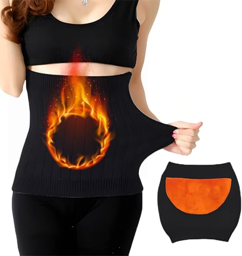 YUPZAR Unisexe Hiver Anti-froid Chaude Reins,Ceinture Dos,Ceinture Lombaire Chauffante en Laine Tricoté Crochet,Ceinture Protection Lombaire,Hiver Ceinture Lombaire Thermique
