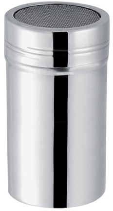 KIMISS Sucrier en Poudre et Arroseur de Poudre de Cacao et de Chocolat pour la Cuisson et le café – Tamis à Sucre glacé en Acier Inoxydable (Grand 35,83x15,75 pouces)