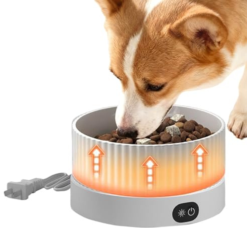 termica per cani | riscaldante per animali a 3 livelli - Distributore di bevande per cuccioli di interni - Uso interno/esterno, inverno casa da viaggio balcone