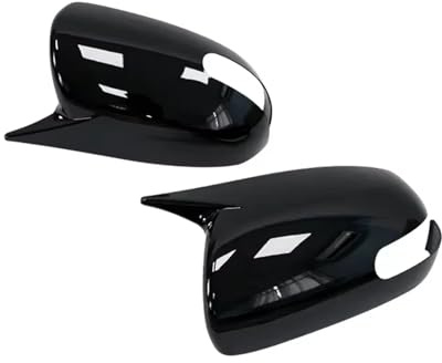 Spiegelkappe Für KIA Für K3 Für Forte Für Cerato Für Ceed 1 2009–2013 Außenspiegelabdeckung Türverkleidung Auto Rückspiegel Kappe(Bright black)