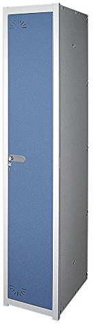Taquilla metálica 1 Puerta. Módulo de 1 cuerpo. Med. 1800x430x520 mm. Desmontado