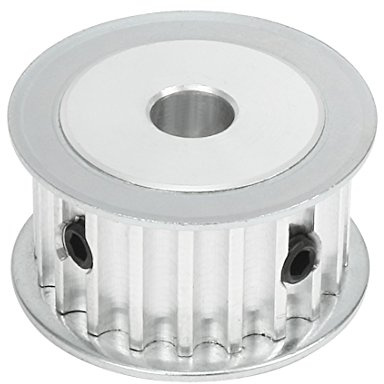 sourcingmap Aluminum 20 Teeth 10mm Bore 5mm Pitch Timing Belt Pulley for 15mm Belt