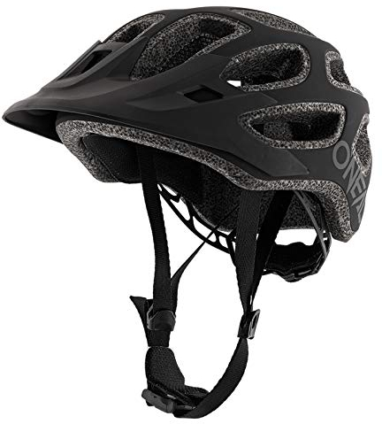 O'NEAL | Fahrradhelm Mountainbike | MTB Downhill Freeride | All-Mountain-/Enduro-Helm, einstellbare Passform | Thunderball Helmet Solid | Erwachsene | Schwarz | Größe M/57-XL/61