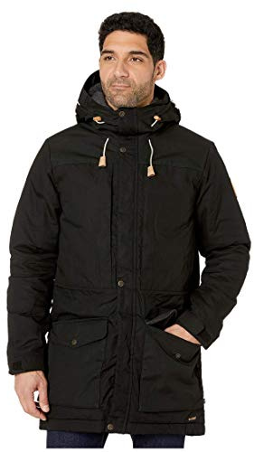 FJÄLLRÄVEN herr singi ull vadderad parkas M sportjacka, svart, XXL