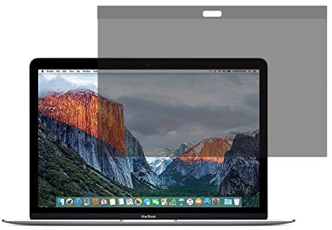 CQU Netbook résistant aux rayures Plein écran magnétique confidentialité for ordinateur portable anti-éblouissement PET Film Protect Protecteur d'écran de couverture for MacBook Retina 12 pouces (A153