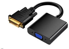 DVI a VGA adattatore 24 + 1/5 a VGA cavo scheda video host del computer per visualizzare convertitore vja
