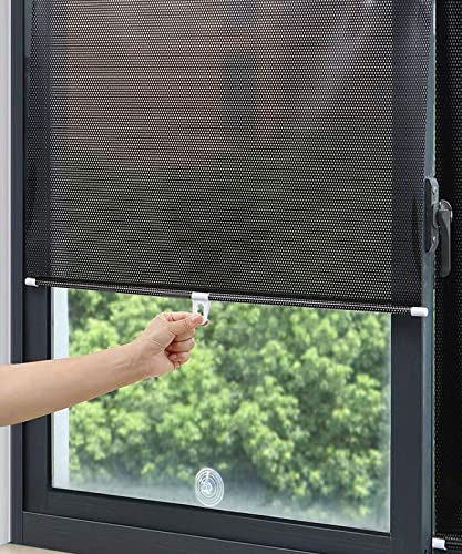 Retractable Balcony Sun Shade,Suction Cup Roller Blind,Blackout Curtain,Home Use Window Sun Block Bathroom Heat Insulation Blackout Roller Blinds,6 Sizes (68x125cm/26.8x49.2in)