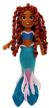 Disney Store Arielle Offizielles Kuscheltier aus Arielle, die Meerjungfrau, 46 cm, weiche Puppe mit Stickdetails und irisierender rosa Flosse, geeignet ab 0 Jahren