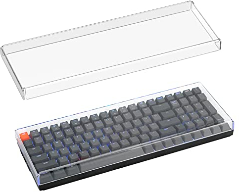 Geekria Tastatur-Staubschutz, transparente Acryl-Tastaturabdeckung, kompatibel mit Keychron K4, RK Royal KLUDGE RK100, Nuphy Air96 V2, LOFREE Flow mechanische Tastatur mit niedrigem Profil, 100 Tasten