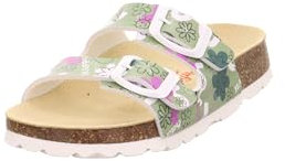 Superfit Mädchen Fussbettpantoffel Nicht Zutreffend, Hellgrün Mehrfarbig 7510, 24 EU Weit