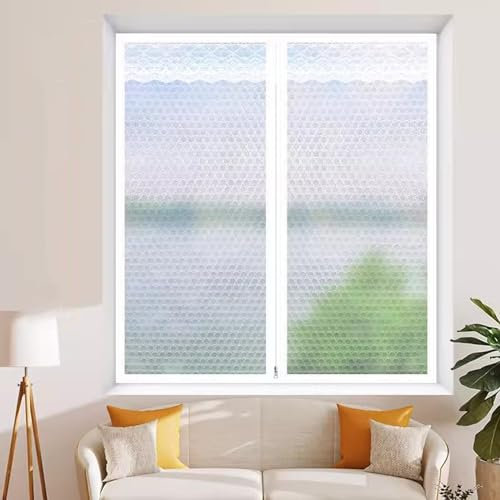 Fenster-Isolierset, Winddicht, Warm, Schalldicht, Kälte- Und Frostschutz-Isolierfolie, for Balkon, Schlafzimmer, Küche (Color : B, Size : 180x200cm-70x78in)