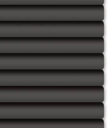 Persianas Venecianas de Aluminio para Ventanas Puertas, Estores de Ventanas 45 60 75 80 115 120cm, Estores Venecianas Horizontales, Cortinas Opacas(Negro)