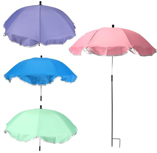 BOXOB 4stk Pflanzenschirme für Outdoor Pflanzen, Durchmesser 60cm (4 Farbe) | Pflanzenschirm im Freien Schatten Spendender für Garten Beschattung von Terrassenblumen Gemüse Sukkulenten