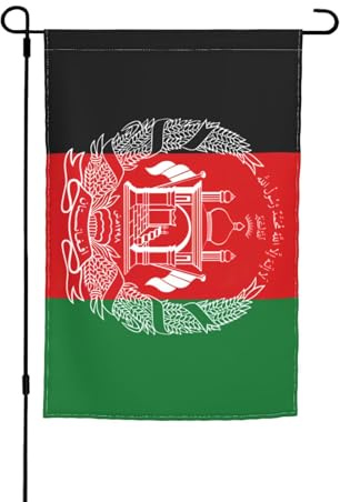 Flagge von Afghanistan, Druck, 30,5 x 45,7 cm, Veranda, Ganzjahresflaggen, Hofdekoration, Terrassenflagge, Innenhof-Dekoration