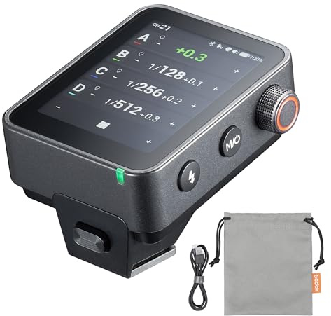 Godox X3 Pro X3Pro-C TTL Wireless Flash Trigger for Canon, Support 1/8000s High Speed Sync, 2.4G Wireless Remote, 2.4 inch Touch Screen OLED Display, Smart APP Control