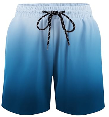 Arshiner Bañador Niño con Forro Interior Secado Rápido Pantalón De Baño Deportivo Cómodo para Niños Activos Playa Piscina 7 8 Años