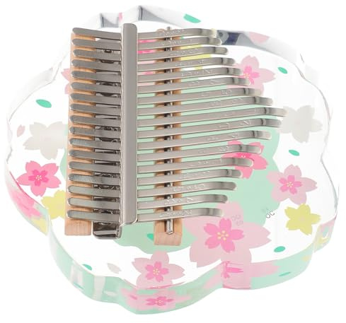 Garneck Kleiner Daumenklavier Kalimba 17 Tasten und Stahl Tragbares Fingerklavier für Anfänger Musikinstrument zum Mitnehmen