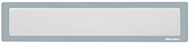 Ultradex 510509 Infotasche für Überschriften, passend zu A4 quer, A3 hoch, 5-er Packung, 312 x 60 mm magnetisch, grau