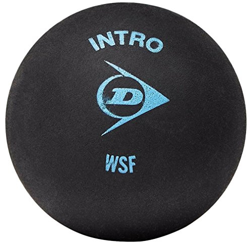 DUNLOP Intro Squashball, Schwarz, Einheitsgröße