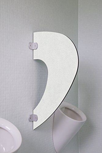 Kemmlit Urinal Trennwand Imola Granitweiß aus HPL, Schamwand WC Herren, TÜV zertifiziert …