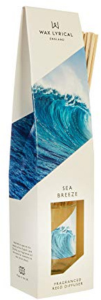 Wax Lyrical Reed Diffuser 100ml, Sea Breeze,WLE3501, Blue