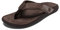 OluKai Tuahine Men's Beach Sandals, Quick-Dry Flip-Flop Slides, Water Resistant & Lightweight, Compression Molded Footbed & Ultra-Soft Comfort Fit