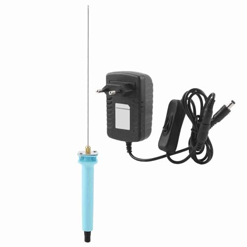 Schaumschneider Elektrischer Heißdrahtschneider Schaumpolystyrol Hitzeschneiden Gravierstift 110-250V 24W 20cm(EU-Stecker)